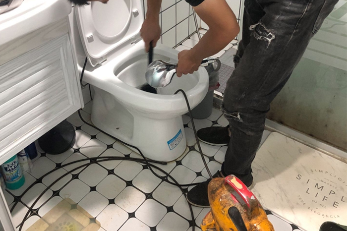 禹王台疏通下水道